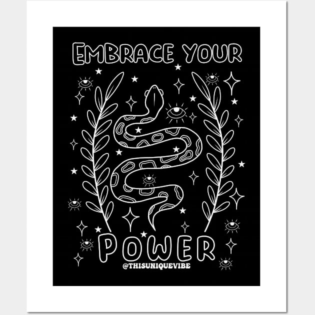 Embrace your power Wall Art by Thisuniquevibe